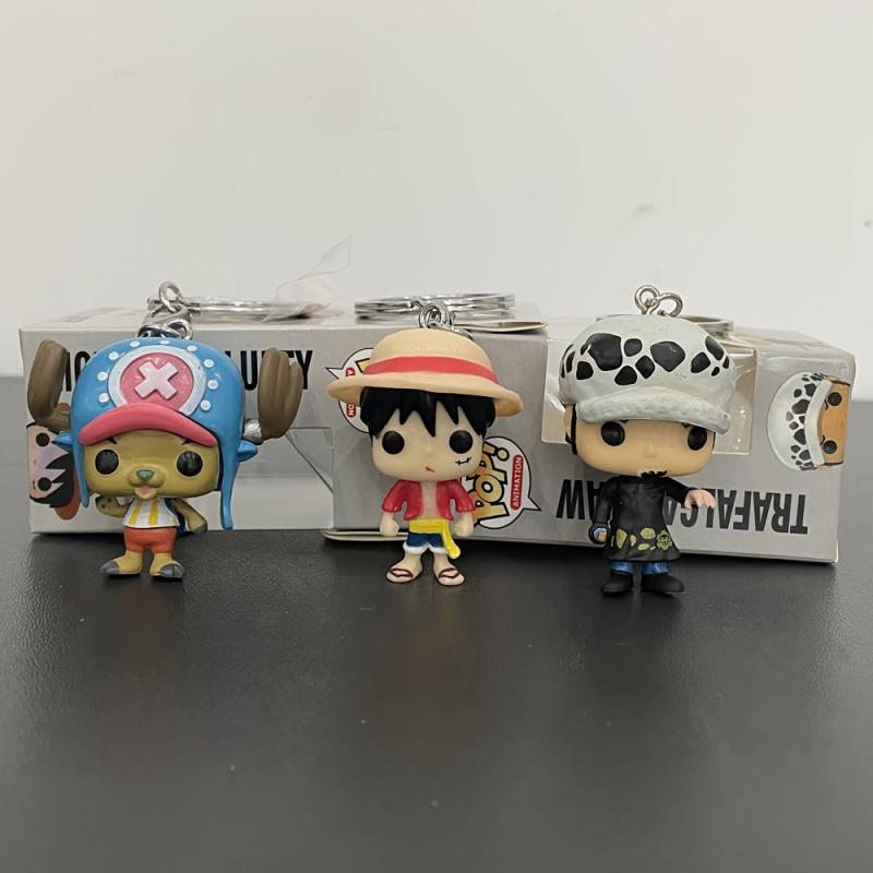 Cartoon Character Keychain Anime Figure Model Toys for Kids and Adults