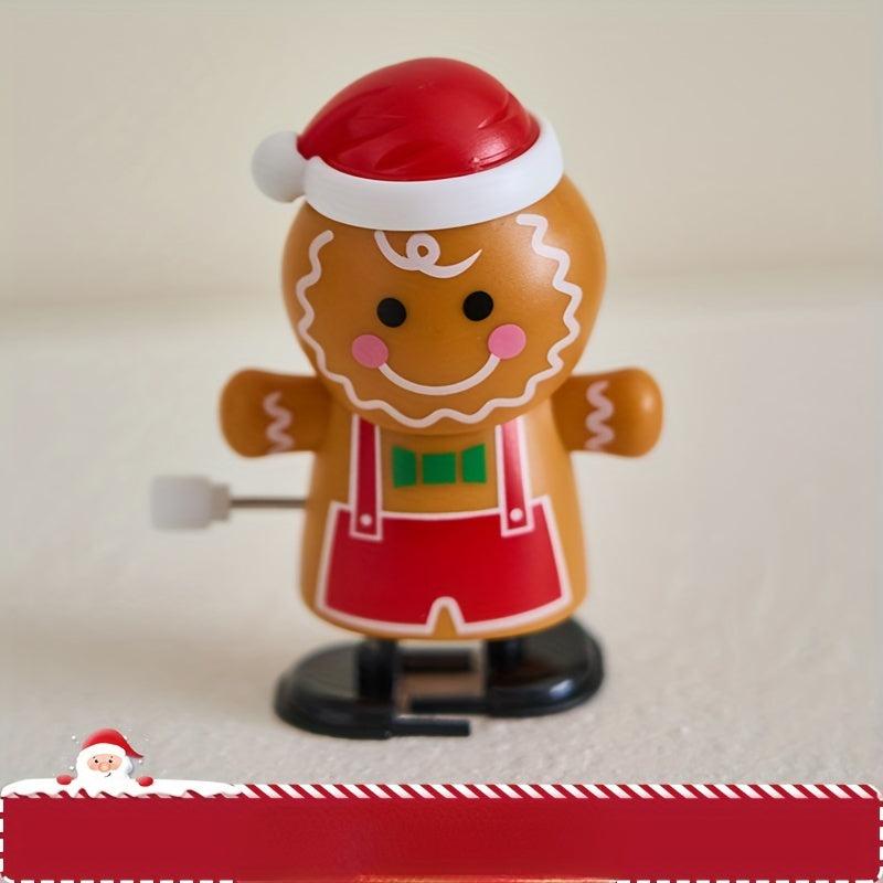 Clockwork Santa Snowman Toy Christmas Gift Desktop Decoration Kids Party Toy