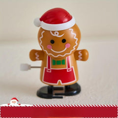 Clockwork Santa Snowman Toy Christmas Gift Desktop Decoration Kids Party Toy