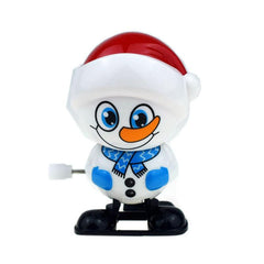 Clockwork Santa Snowman Toy Christmas Gift Desktop Decoration Kids Party Toy