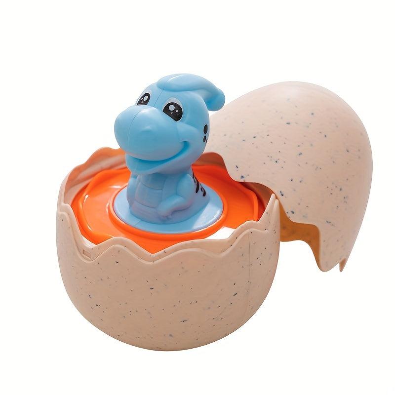Dino Egg Toy Car for Kids - Interactive Dinosaur Hatch and Race Playset