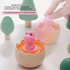 Dino Egg Toy Car for Kids - Interactive Dinosaur Hatch and Race Playset