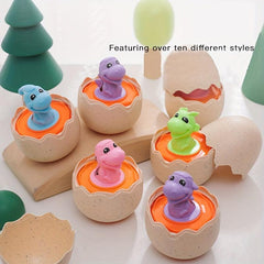 Dino Egg Toy Car for Kids - Interactive Dinosaur Hatch and Race Playset
