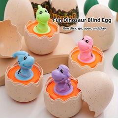 Dino Egg Toy Car for Kids - Interactive Dinosaur Hatch and Race Playset
