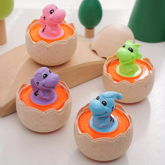 Dino Egg Toy Car for Kids - Interactive Dinosaur Hatch and Race Playset