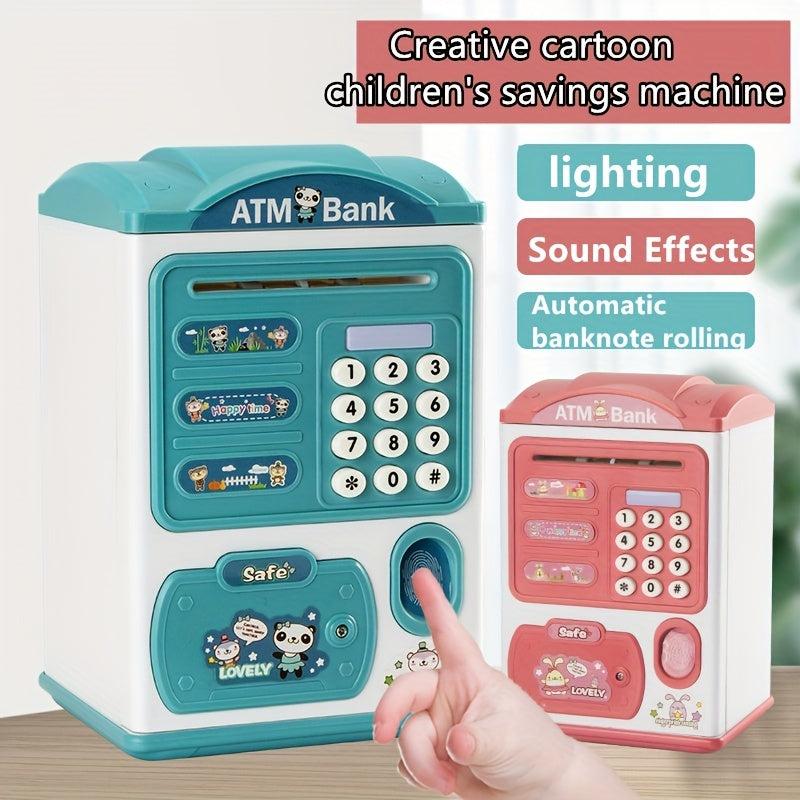 Fingerprint Deposit Box ATM Toy for Kids