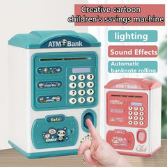Fingerprint Deposit Box ATM Toy for Kids