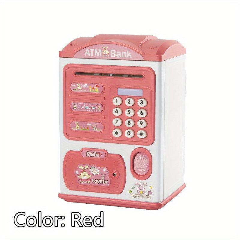 Fingerprint Deposit Box ATM Toy for Kids
