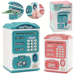 Fingerprint Deposit Box ATM Toy for Kids