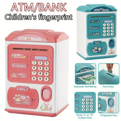 Fingerprint Deposit Box ATM Toy for Kids