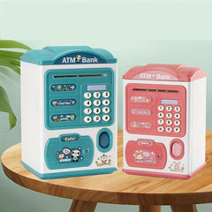 Fingerprint Deposit Box ATM Toy for Kids