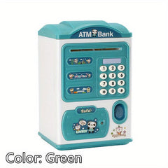 Fingerprint Deposit Box ATM Toy for Kids