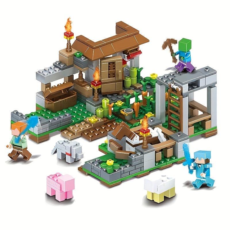 Build Your Own Village World 10 16 Cm Building Block Set