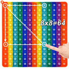 12x12 Multiplication Game Pop Toys Math Education Toy for Kids