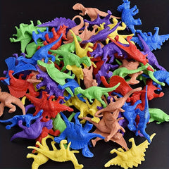 10pcs Mini Dinosaur Room Decoration Soft Glue Model