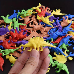 10pcs Mini Dinosaur Room Decoration Soft Glue Model