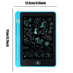 LCD Writing Board 16.51cm Monochrome Screen for Kids