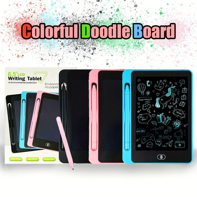 LCD Writing Board 16.51cm Monochrome Screen for Kids