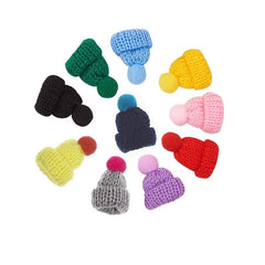 10pcs Finger Knitting Hat Decorations Craft Art Jewelry Making