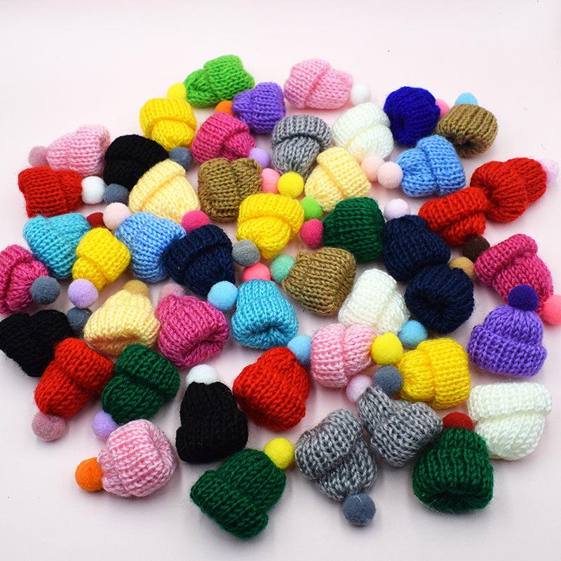 10pcs Finger Knitting Hat Decorations Craft Art Jewelry Making