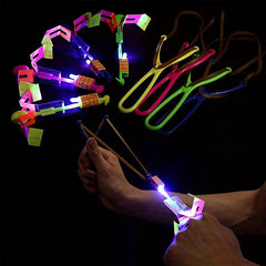 12pcs Luminous Slingshot Dragonfly Night Toys Glow In Dark Party Favors