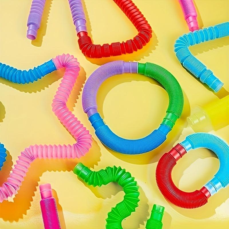 2pcs Pop Tubes Fidget Tubes Party Favors Sensory Toys for Stress Relief