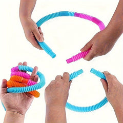 2pcs Pop Tubes Fidget Tubes Party Favors Sensory Toys for Stress Relief