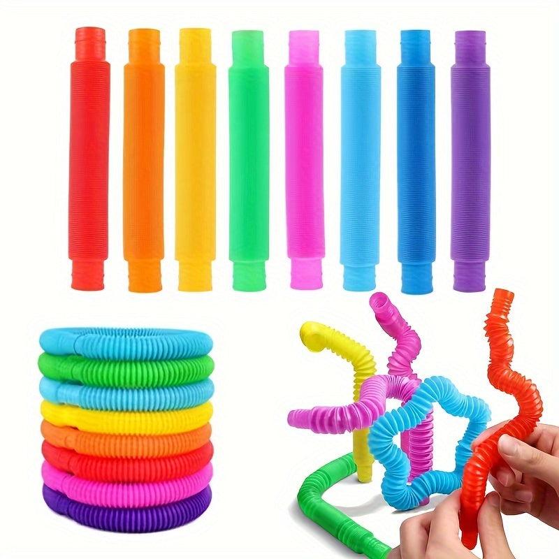 2pcs Pop Tubes Fidget Tubes Party Favors Sensory Toys for Stress Relief