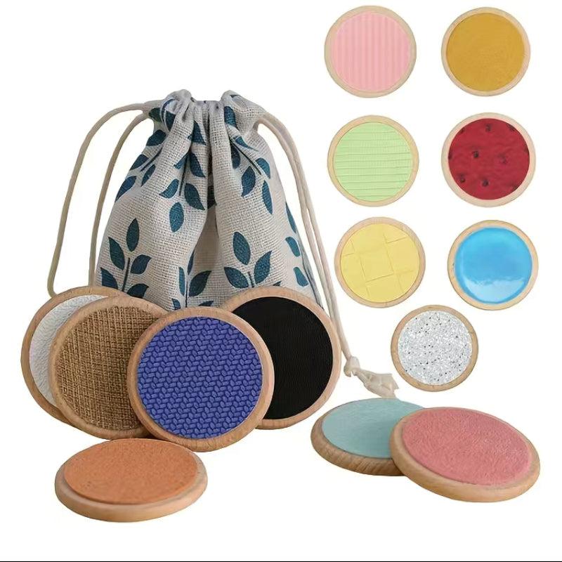 Kids Tactile Matching Board Sensory Toy Montessori Memory Training