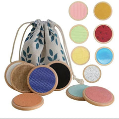 Kids Tactile Matching Board Sensory Toy Montessori Memory Training