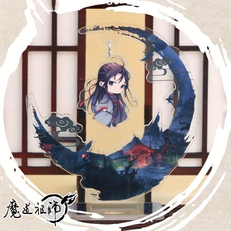 Anime Acrylic Stands Wei Wuxian Lan Wangji Figure Model Plate Holder