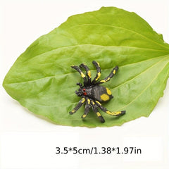 Simulated Spider Toy Small Flower Spider Scary Crawling Insect Spider Model