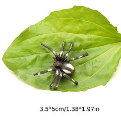 Simulated Spider Toy Small Flower Spider Scary Crawling Insect Spider Model