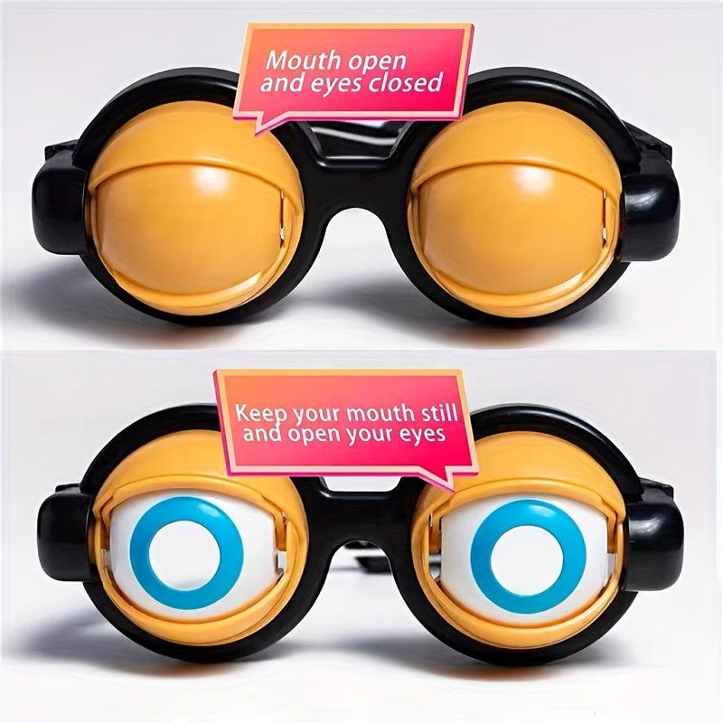 Crazy Eyes Creative Fun Glasses Party Props Blinking Eyes Biology