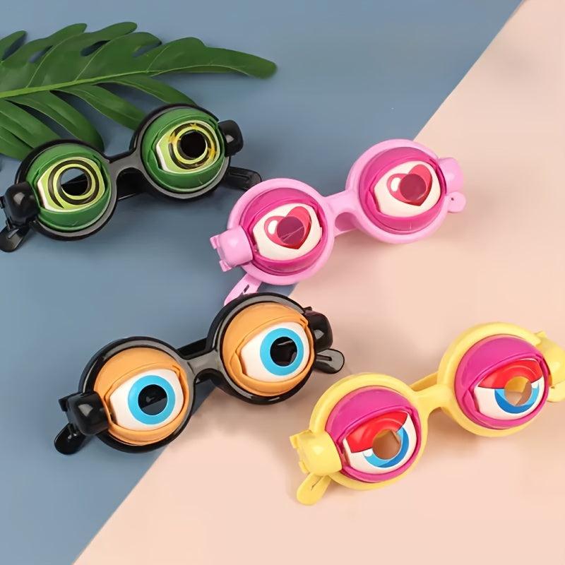 Crazy Eyes Creative Fun Glasses Party Props Blinking Eyes Biology
