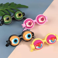 Crazy Eyes Creative Fun Glasses Party Props Blinking Eyes Biology