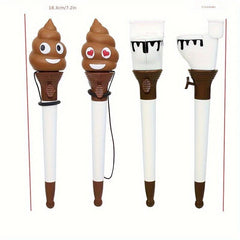 Poop Pens Gag Gift Stress Relief Ballpoint Pen Funny Office Desk Accessories