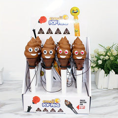 Poop Pens Gag Gift Stress Relief Ballpoint Pen Funny Office Desk Accessories