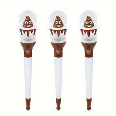 Poop Pens Gag Gift Stress Relief Ballpoint Pen Funny Office Desk Accessories