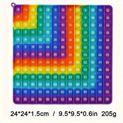 Multiplication Table Math Games Stress Relief Toy for Children & Adults 12x12