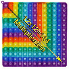 Multiplication Table Math Games Stress Relief Toy for Children & Adults 12x12