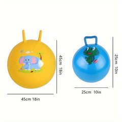 Large Bouncing Ball With Handle for Balance Jumping Fun