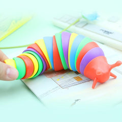 Fidget Slug Toy Sensory Articulated Flexible Toy for Stress Relief