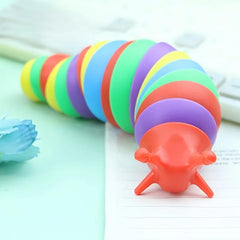 Fidget Slug Toy Sensory Articulated Flexible Toy for Stress Relief
