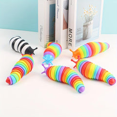 Fidget Slug Toy Sensory Articulated Flexible Toy for Stress Relief