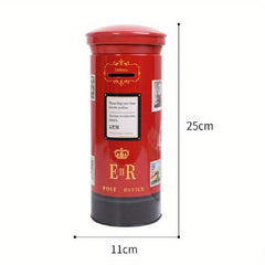 Postal Bank Piggy Bank Tinplate Piggy Bank