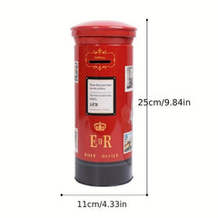 Postal Bank Piggy Bank Tinplate Piggy Bank