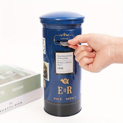 Postal Bank Piggy Bank Tinplate Piggy Bank