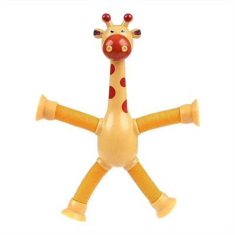Long Neck Deer Retractable Tube Creative Toy Stress Reliever