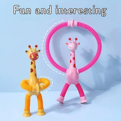 Long Neck Deer Retractable Tube Creative Toy Stress Reliever